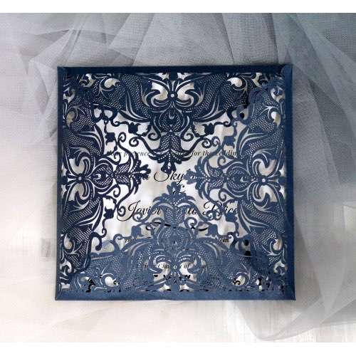 Laser Invitation Card Wedding Invitation Simple Style Holiday Cards